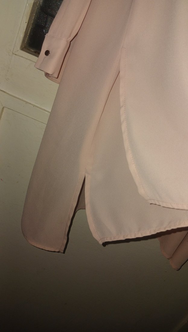 toz pembe Renk Uzun Kollu Kadın Tunik - Görsel 4