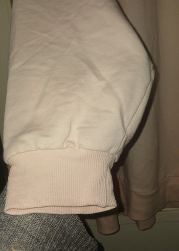 Pembe Uzun Kollu Salaş Sweatshirt - Görsel 3