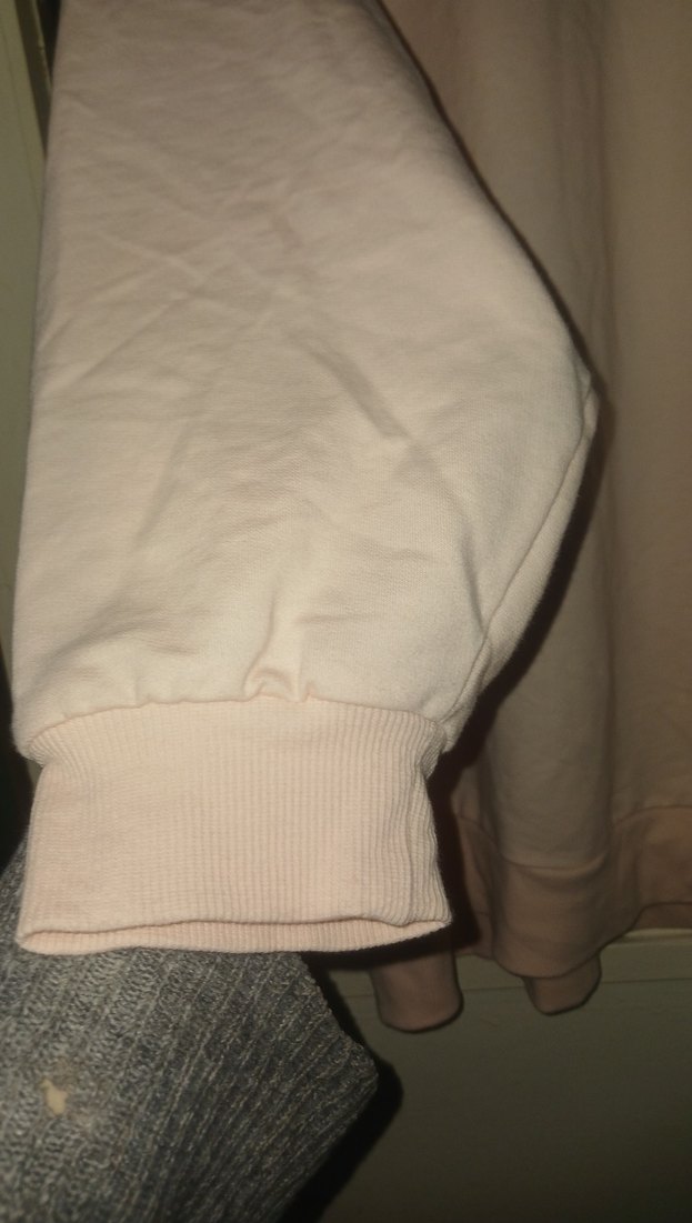 Pembe Uzun Kollu Salaş Sweatshirt - Görsel 3