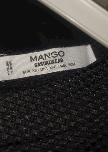 Siyah Kısa Kollu Mini Kadın Bluz - Görsel 3