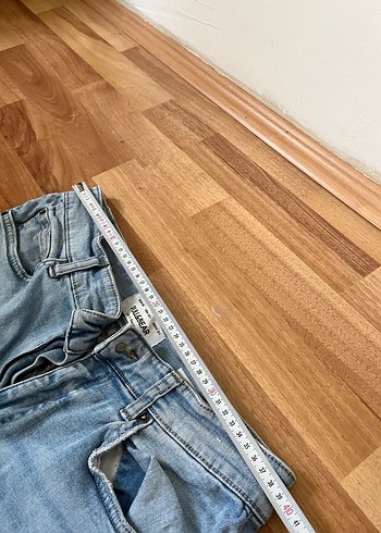 Erkek Gri Mavi Bol Kesim Pantolon - Görsel 6