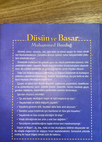 Düşün ve Başar - Muhammed Bozdağ - Görsel 2