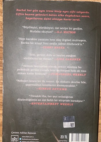 Trendeki Kız - Paula Hawkins - Görsel 2