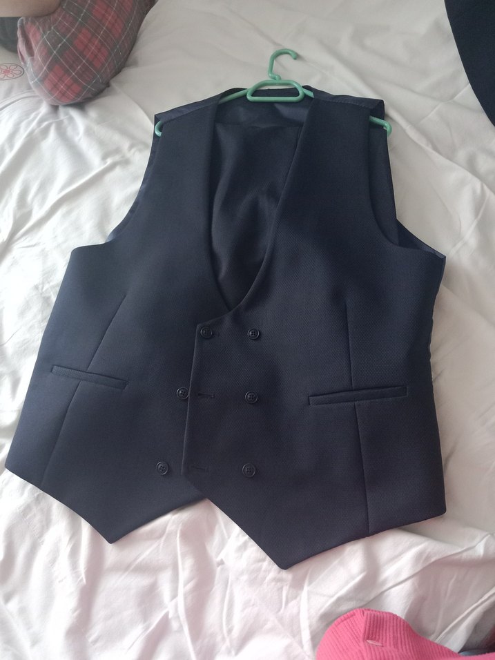 Lacivert Erkek takım elbise Düğmeli, Normal Boy - Görsel 2