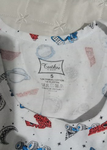 Çocuk Renkli Baskılı Atlet 2'li Set - Görsel 3