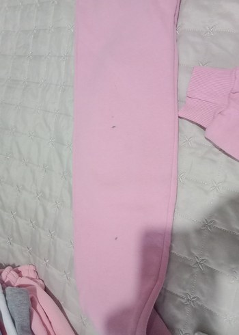 Kızlar için Pembe Rahat Eşofman Altı - Görsel 5