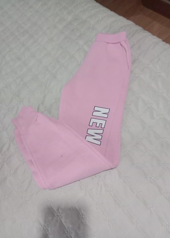 Kızlar için Pembe Rahat Eşofman Altı - Görsel 3