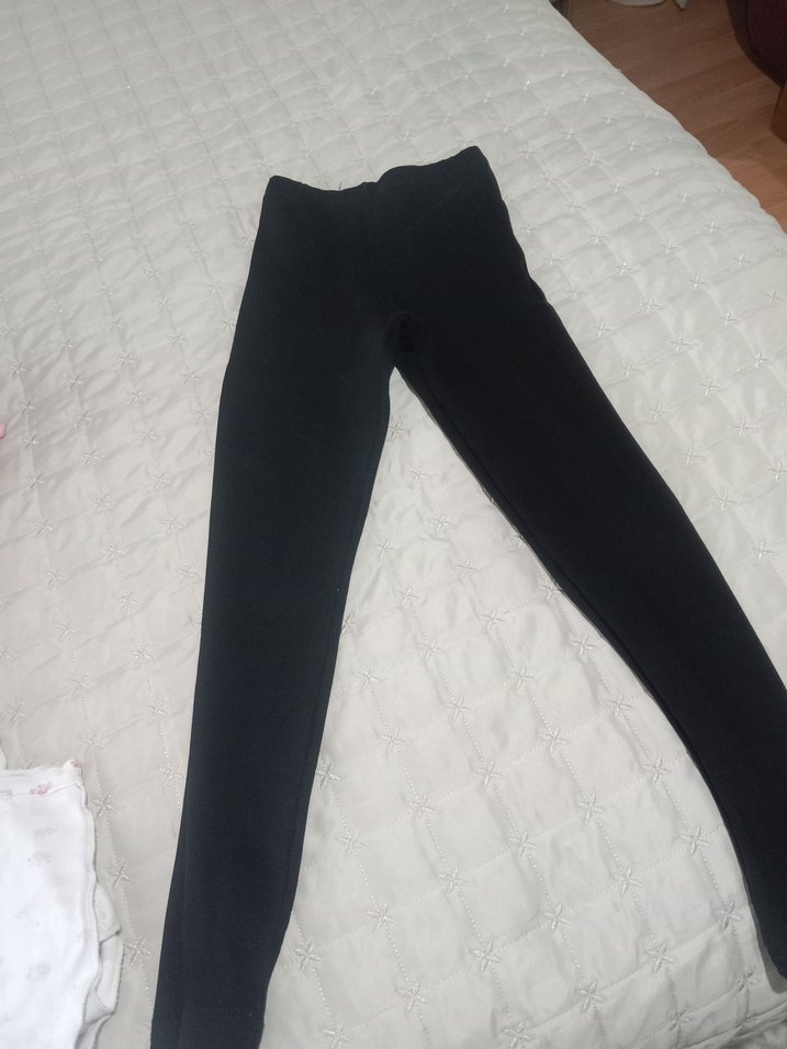 Siyah cocuk Midi Tayt - Görsel 2