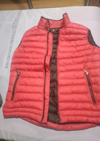 Kırmızı Parlak Kısa erkek Şişme Yelek - Görsel 3