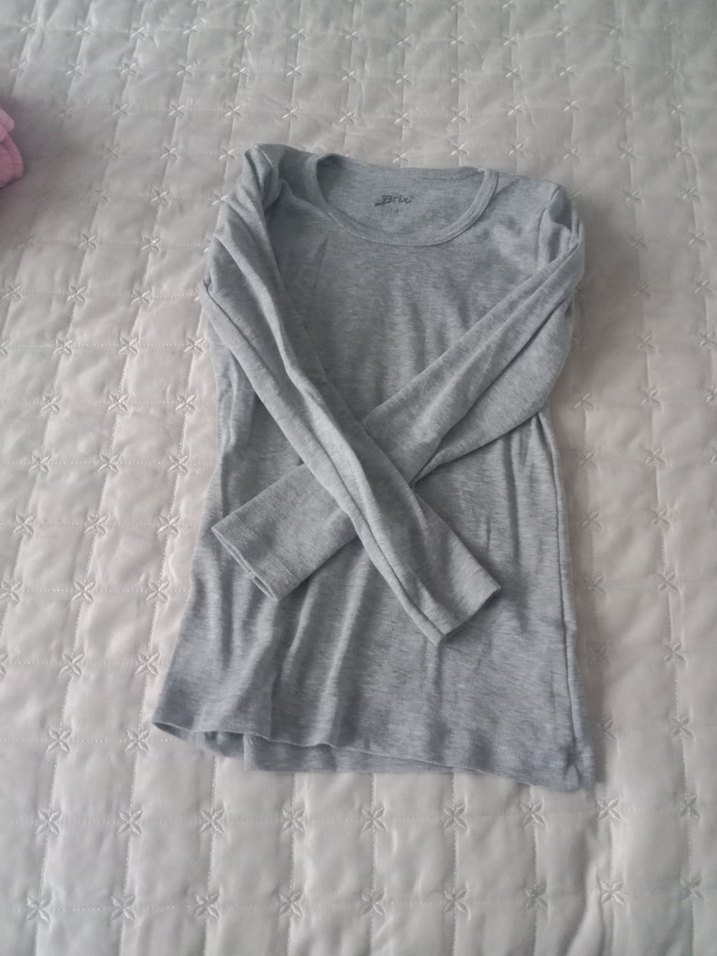 Gri Çocuk Uzun Kollu İçlik marka temsildir - Görsel 3