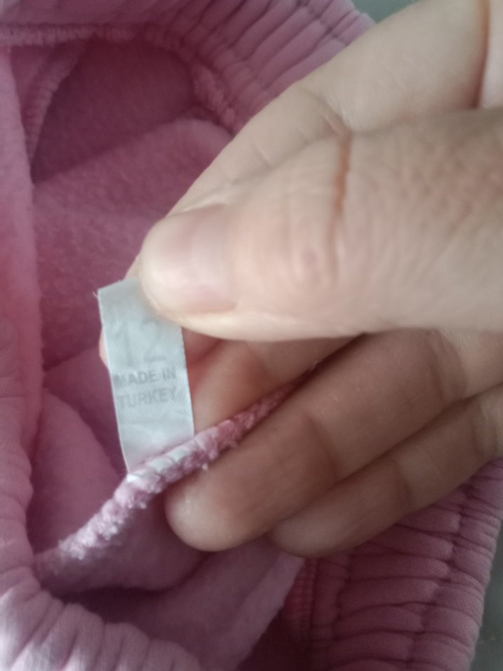 Pembe Baskılı Kız Eşofman Altı - Görsel 3