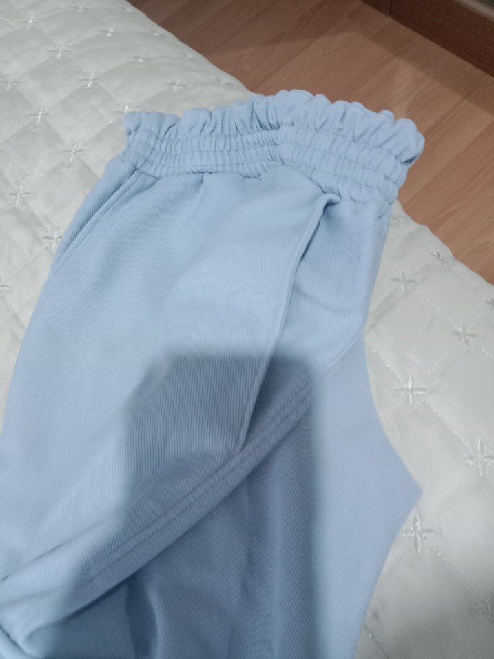 Mavi Rahat Kesim çocuk Eşofman Altı - Görsel 4