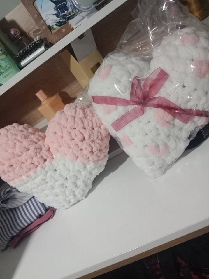 Pastel Renkli Örgü Çocuk Yastığı marka temsili - Görsel 2