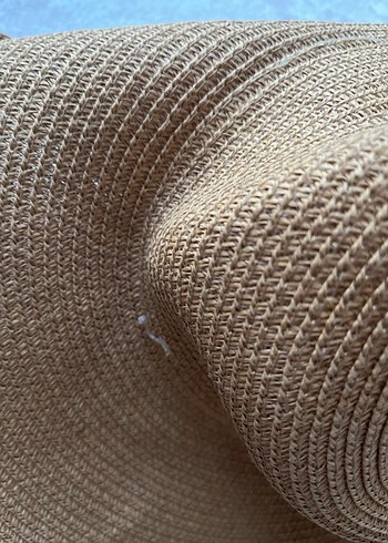 Bej Bohem Geniş Kenarlı Kadın Şapka - Görsel 2