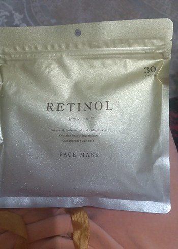 RETINOL FACE MASK 30 Adet-MADE IN JAPAN - Görsel 2