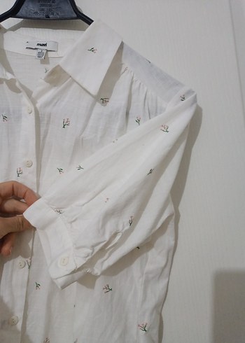 Mavi Jeans Pamuklu Kadın Gömleği -S/ 36 - Görsel 4