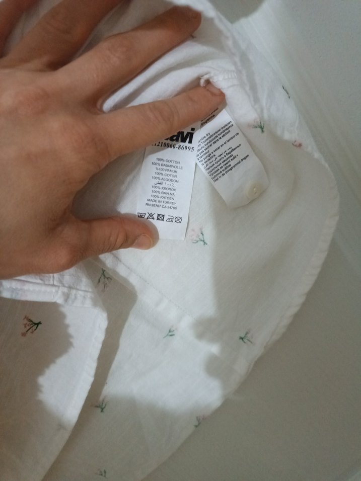 Mavi Jeans Pamuklu Kadın Gömleği -S/ 36 - Görsel 5