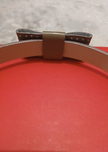 Hobbs Marka Gerçek Rugan Deri Kadın Kemeri M beden - Görsel 2