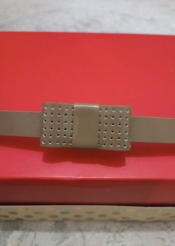 Hobbs Marka Gerçek Rugan Deri Kadın Kemeri M beden - Görsel 3