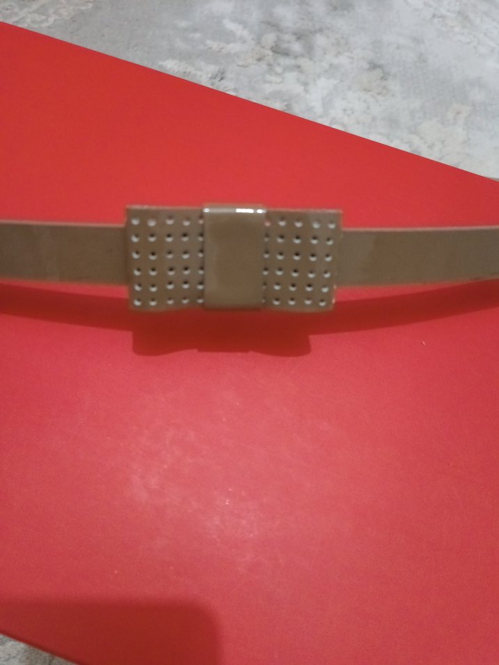 Hobbs Marka Gerçek Rugan Deri Kadın Kemeri M beden - Görsel 4