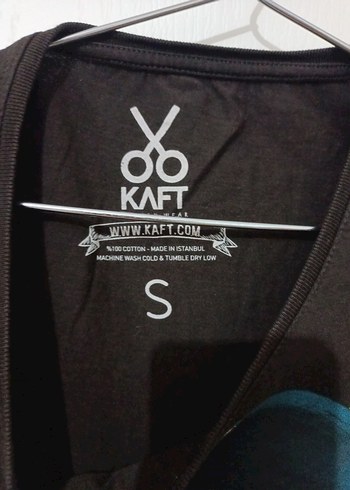 KAFT PRINTLI PAMUK KADIN T-SHIRT XS/S - Görsel 2