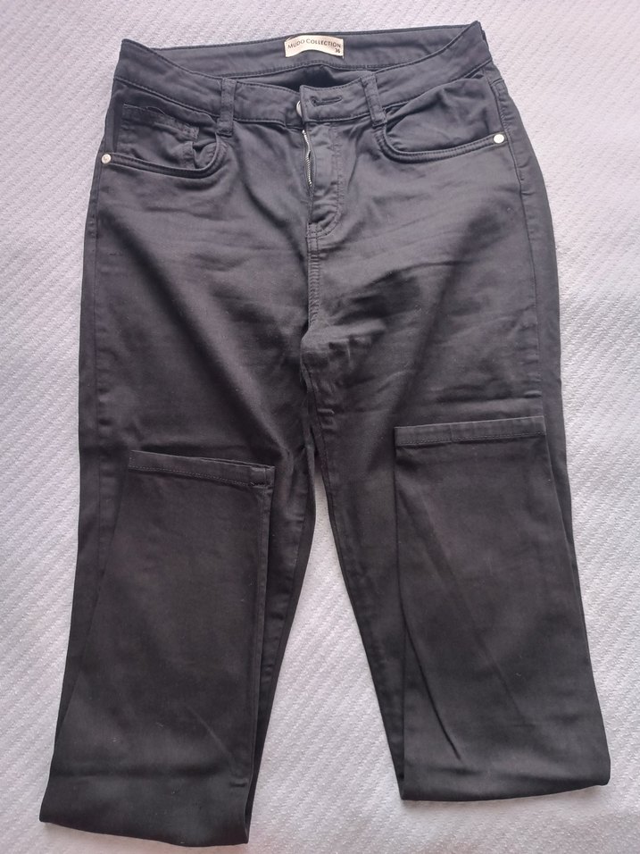 Mudo Likralı Siyah Kadın Skinny Jeans S - Görsel 4