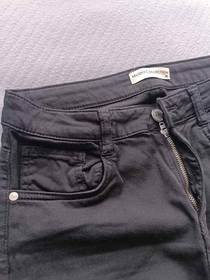 Mudo Likralı Siyah Kadın Skinny Jeans S - Görsel 3