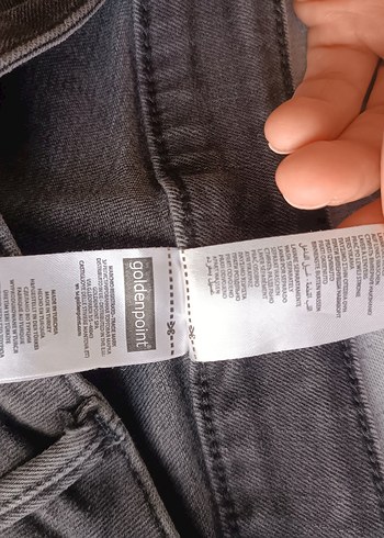 GOLDEN POINT- Füme Kadın Jean Pantolon S - Görsel 6