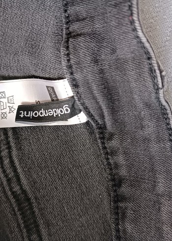 GOLDEN POINT- Füme Kadın Jean Pantolon S - Görsel 5