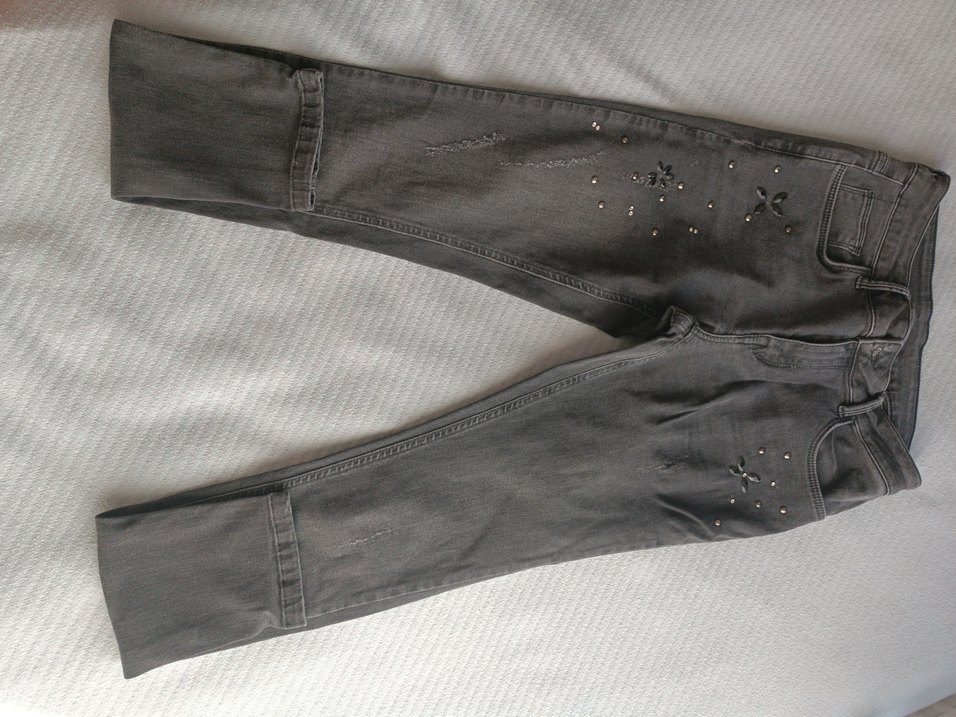 GOLDEN POINT- Füme Kadın Jean Pantolon S - Görsel 4