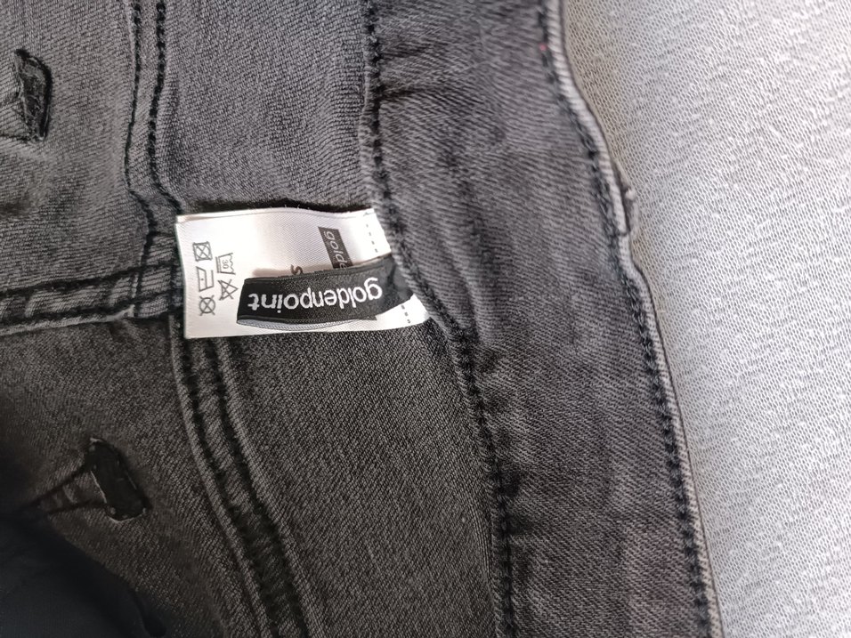 GOLDEN POINT- Füme Kadın Jean Pantolon S - Görsel 5