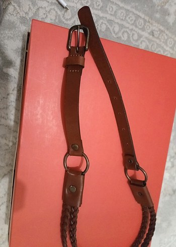 Hakiki Deri Kahverengi Kadın Kemeri XS - Görsel 3