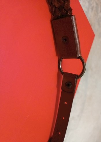 Hakiki Deri Kahverengi Kadın Kemeri XS - Görsel 5