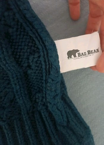 Bad Bear Soft Akrilik Lacivert Kadın Örgü Bere - Görsel 7