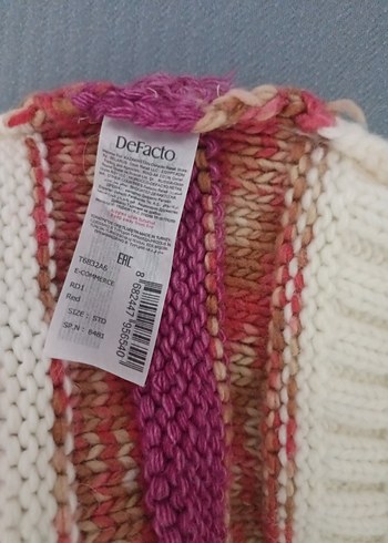 Defacto Akrilik/PES/Yün Kadın Örgü Bere - Görsel 8