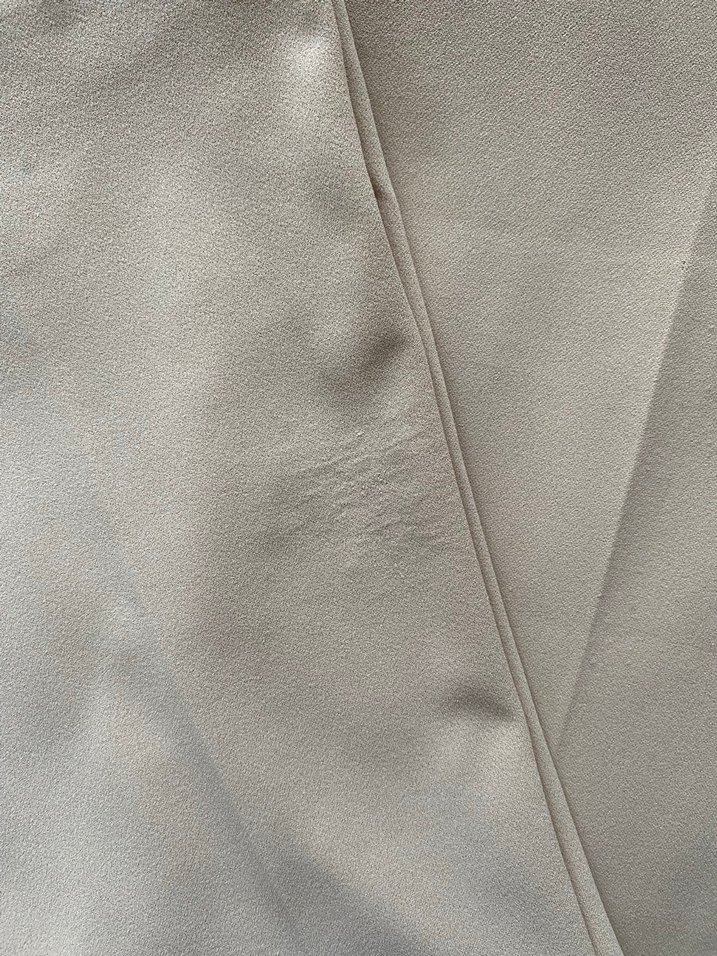 Bej Midi Kadın Kumaş Pantolon - Görsel 4