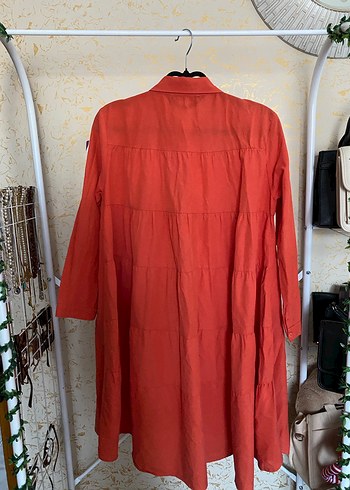 Kırmızı Uzun Kollu  Gömlek - Görsel 4