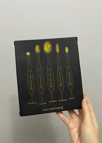 Max Factor Kaşık Makyaj Fırça Seti Altın Renk - Görsel 6