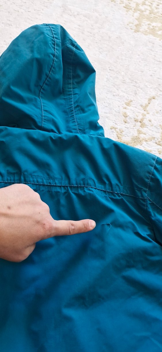 Erkek Çocuk Mavi Fermuarlı Mont Kapüşonlu - Görsel 5