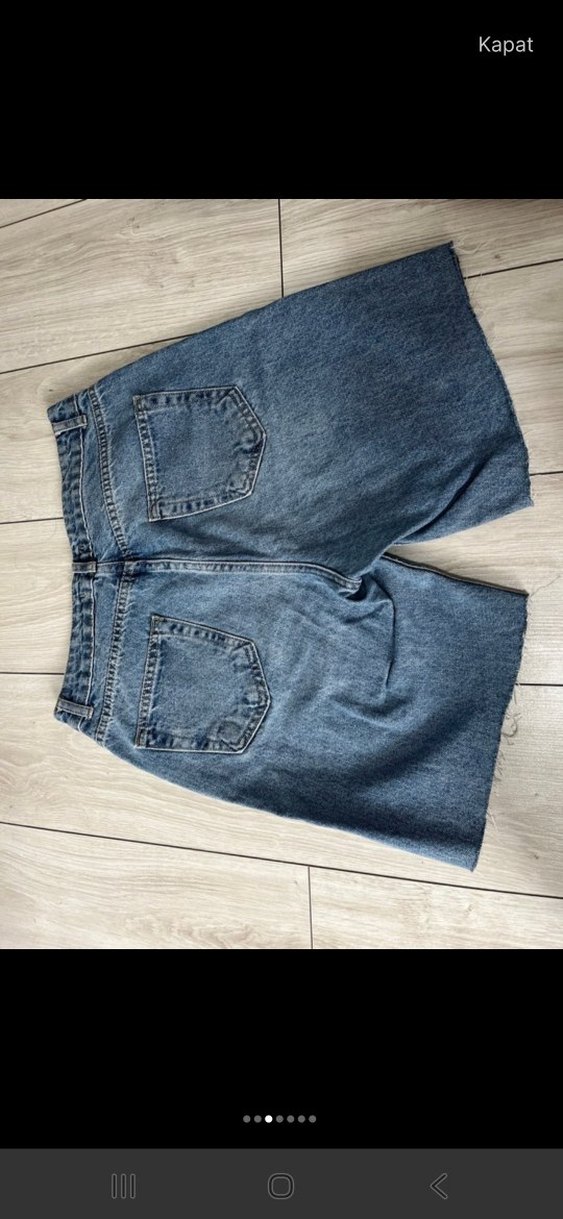 Kadın Mini Kot Şortlar - Rahat ve Şık - Görsel 3