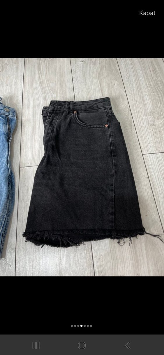 Kadın Mini Kot Şortlar - Rahat ve Şık - Görsel 4