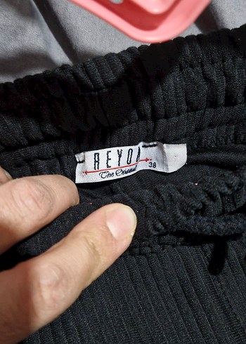 siyah Kadın Pilili Regular Fit Eşofman - Görsel 4