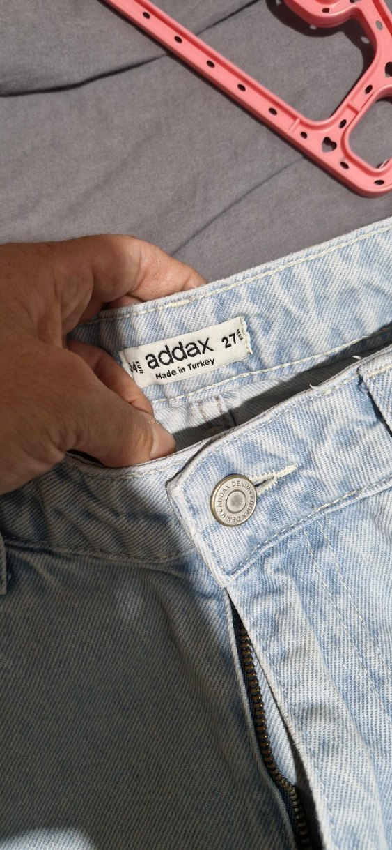 Bej Renk Kadın Denim Pantolon - Görsel 2