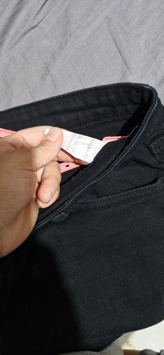 siyah Kadın Midi Boy Normal Kesim Jean - Görsel 2