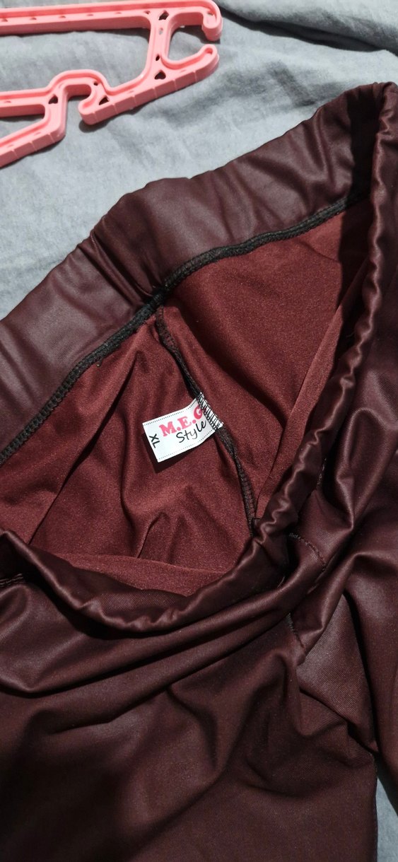 Bordo Kadın Tayt - Görsel 2