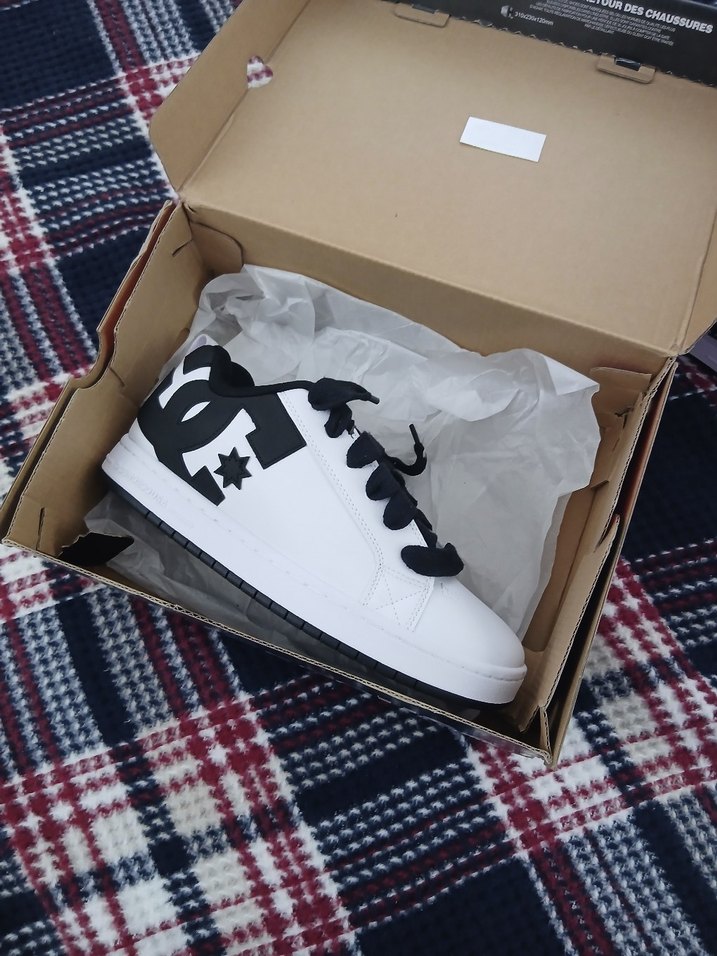 DC Beyaz Siyah Erkek Günlük Spor Ayakkabı - Görsel 2