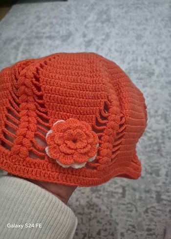 Renkli Nakışlı Örgü Çocuk Bere - Görsel 2