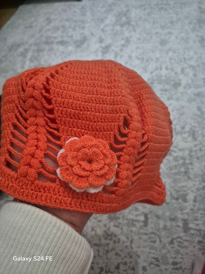 Renkli Nakışlı Örgü Çocuk Bere - Görsel 2