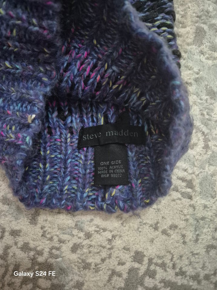 Kadın Çok Renkli Örgü Bere - Görsel 5