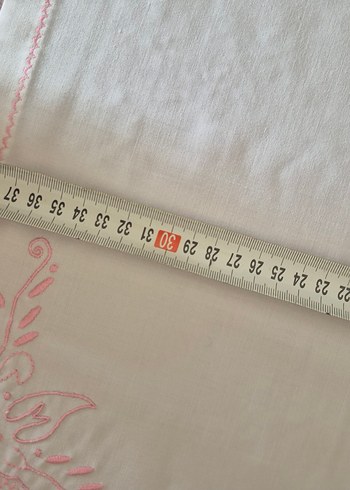 Nakışlı beyaz örtü - Görsel 3